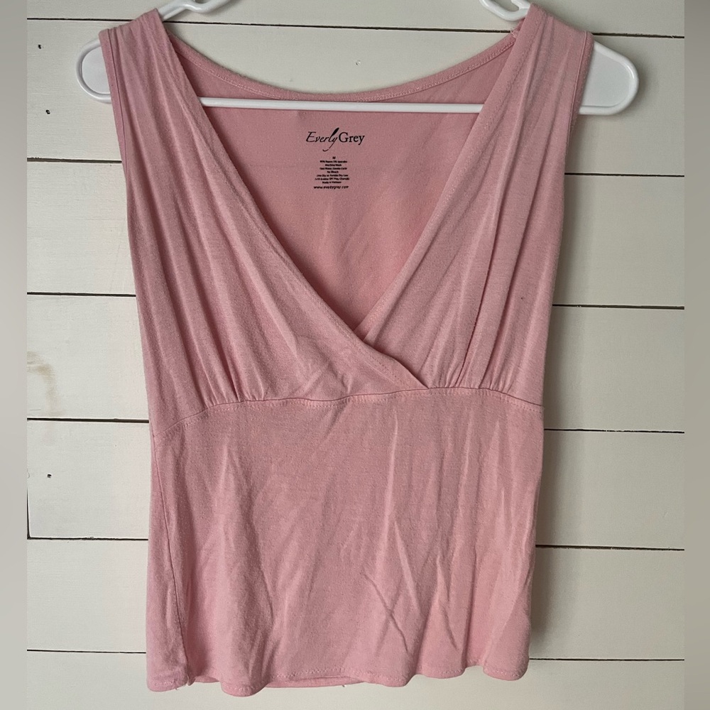 Everly Grey Soft Pink Top